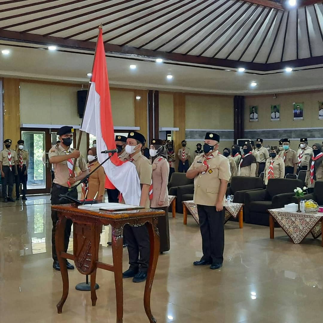 WALIKOTA DAN WAKIL WALIKOTA PEKALONGAN BESERTA FORKOMPIMDA KOTA PEKALONGAN DILANTIK MENJADI PENGURUS MAJELIS PEMBIMBING GERAKAN PRAMUKA KOTA PEKALONGAN MASA BAKTI 2021-2025